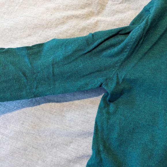 Merona Teal Button Down Cardigan XS - Picture 4 of 4